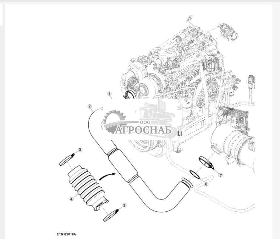 Выхлопная труба, контроллер окисления дизельного топлива 